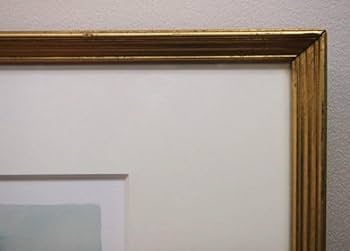 リトグラフ　児玉幸雄　村の朝一　希少価値　物故作家 直筆サイン入り　金縁額縁 リトグラフ 児玉幸雄 村の朝一 希少価値 物故作家 直筆サイン